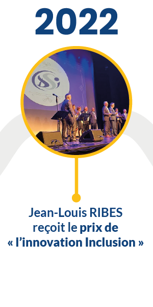 2022 - Jean-Louis Ribes reçoit le prix de l'innovation inclusion